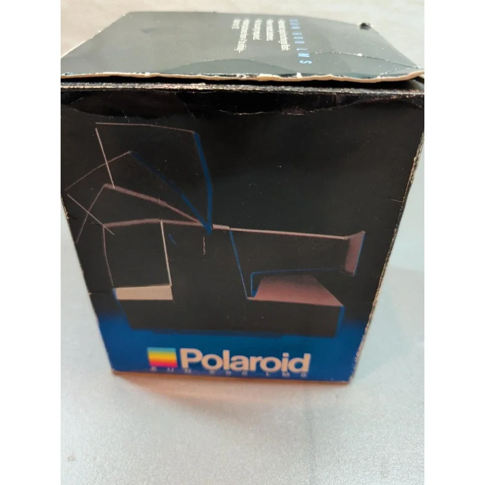 Vintage Polaroid Sun 600 LMS Instant Land Camera with Original Box and Manual